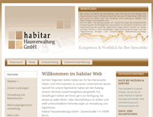 Tablet Screenshot of habitar.de